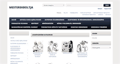 Desktop Screenshot of mesterekboltja.hu